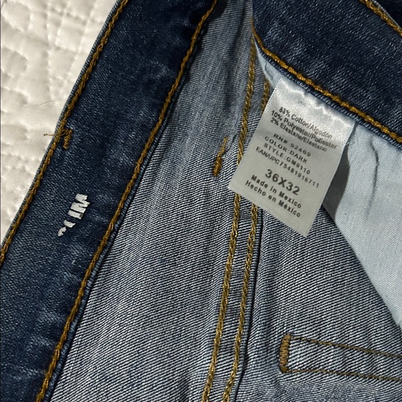 George Men's Dark and Light Blue Slim Jeans Sz:36x32 (3 pairs) - Picture 9 of 15